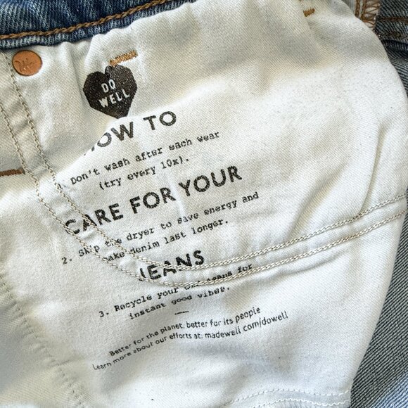 Madewell Blue Jean Shorts - Picture 3 of 6